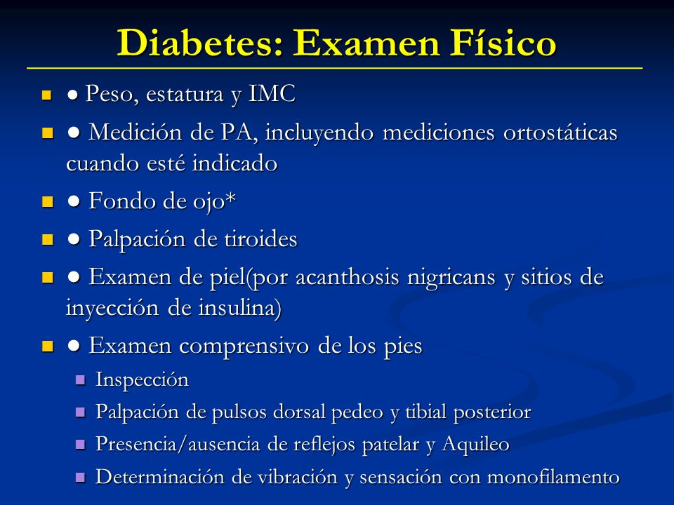 punto examen físico y diabetes punto examen físico y diabetes